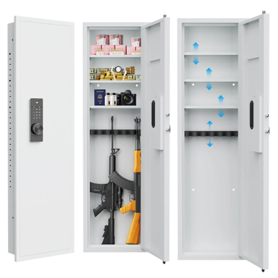 Adjustable In Wall Touch Panel Gun Safe