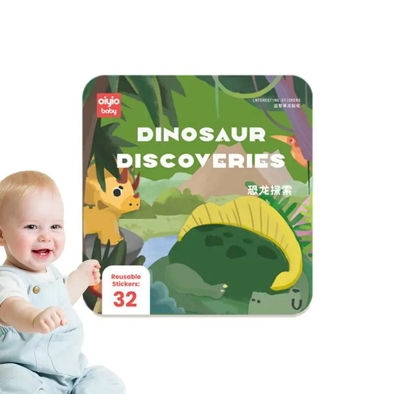 

Книга с подсветкой и наклейка с подсветкой, милые игрушки для путешествий, разборные дошкольные занятия