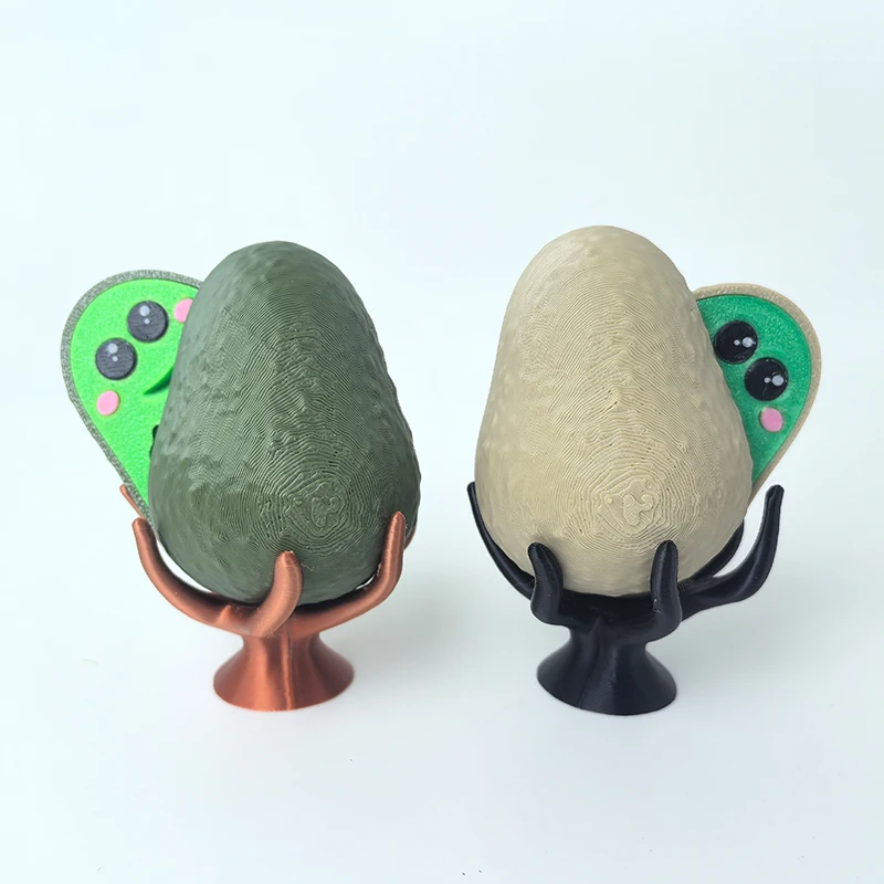 3D Printed Middle Finger Avocado Toys Statue Home Decor Gifts For Your Friends miniature figurines 3d printed toy