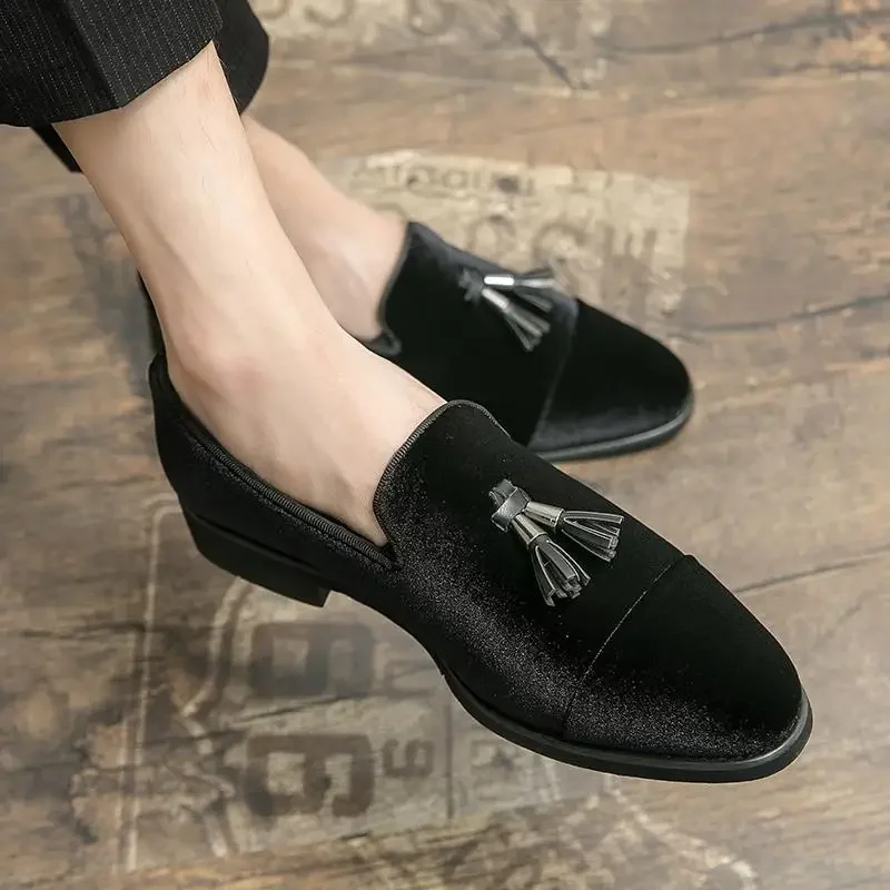 

Italian Men's Formal Wear Shoes High Heels Oxford Formal Dinner Party Shoes Classic Men's Shoes