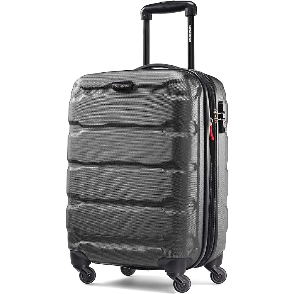 

Omni PC Hardside Expandable Luggage with Spinner Wheels, Carry-On 20-Inch, Black