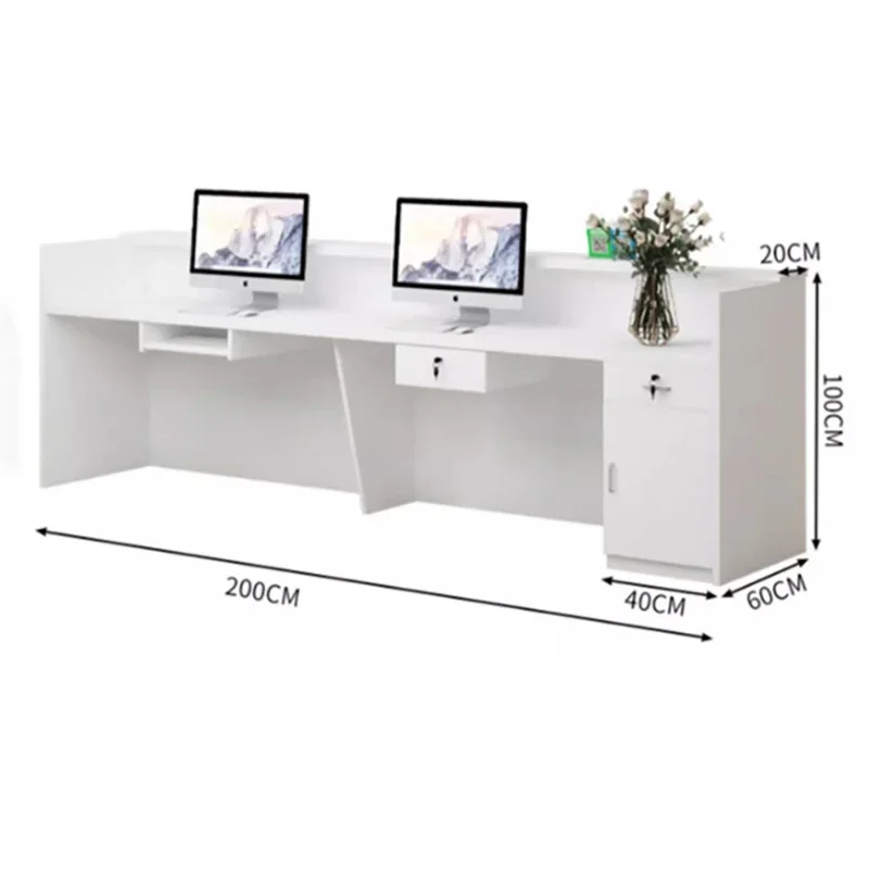 Reception Desks Display Modern Beauty Commercial Furniture