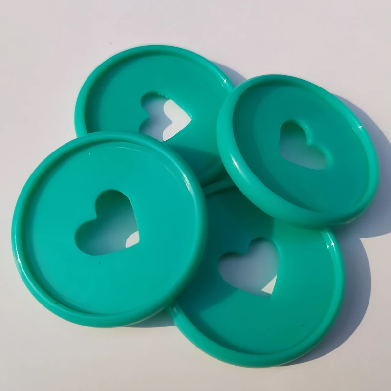 72PCS 35MM Colorful Mushroom Hole Binding Notebook Planner Discs