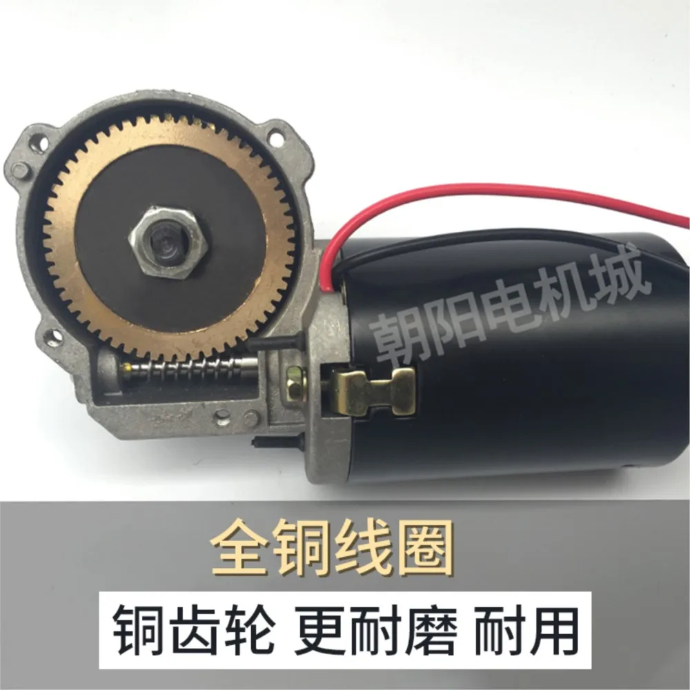 

Self-locking Worm Gear and Worm Motor 12 v / 24 v Dc Gear Motor Copper Turbine Shaft Keyway Washing Message Speed