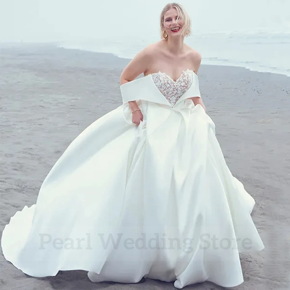 Рисунок 3 - Очаровательное свадебное платье с открытыми плечами