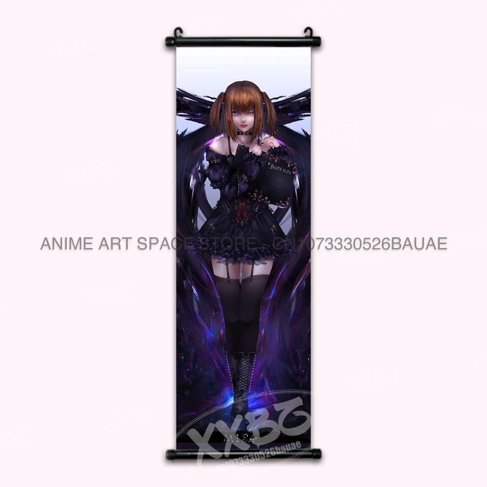 Death Note Anime Nostalgia Hanging Poster - Home Decoration Wall Art Mural Featuring Yagami Light and Ryuk
