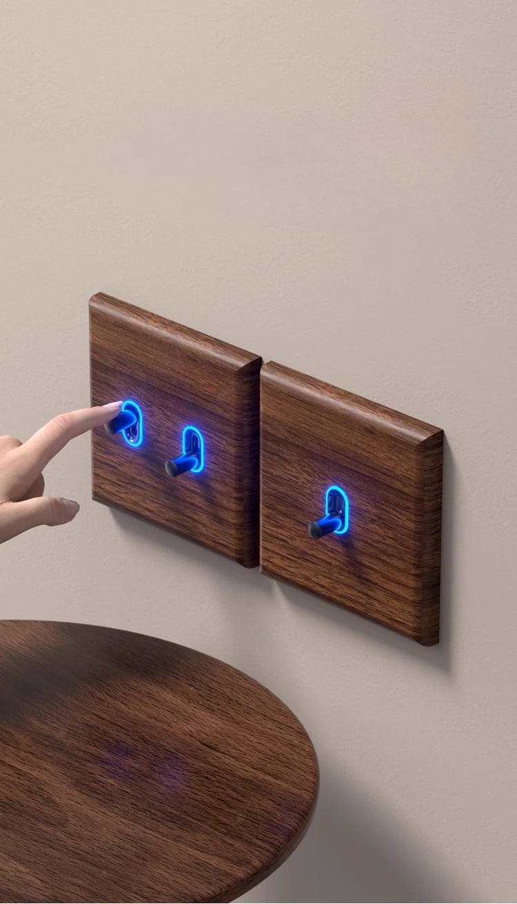 victorian style brass switch front view