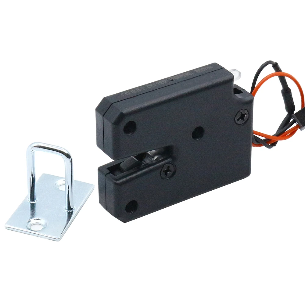 DC3v5v12v small titanium wire electric control lock plastic electric lock storage cabinet door lock adult vending machine lock 6