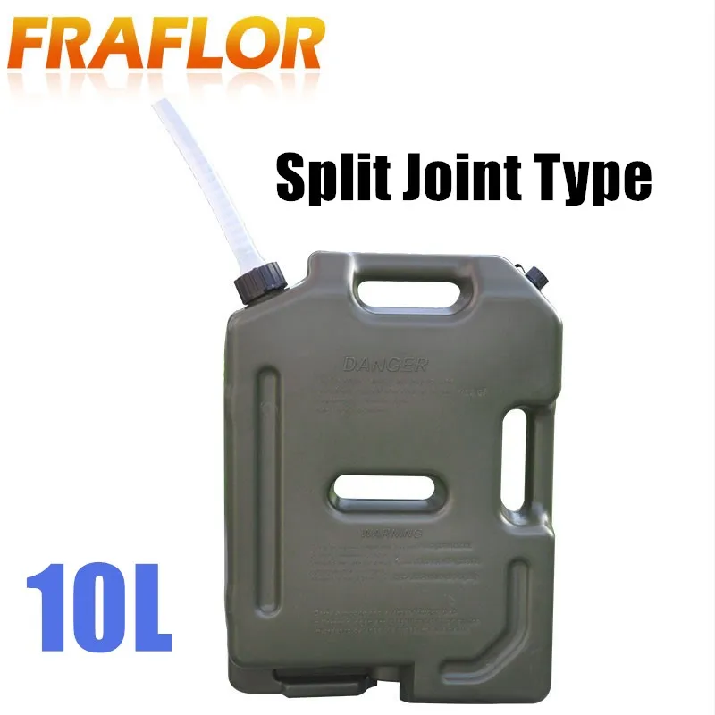 Spliceable 10L Liter Split-Joint Jerrycan Gasoline Diesel 20L Fuel Tank Can Pack for Off-road SUV Spare Oil Container Canister