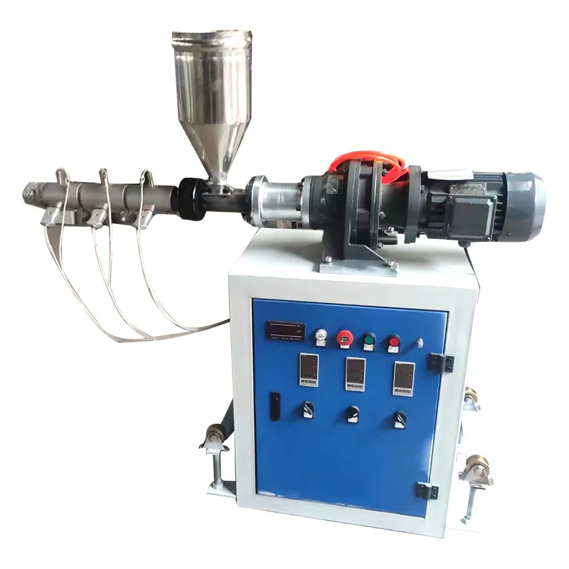 

Sj25/30 Small Extruder Beverage Pipe Marking Line Co-Extruder Laboratory Single Screw Plastic Pipe Color Marking Machine