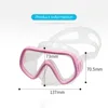 PC Children's Diving Goggles Anti Fog Waterproof Diving Goggles Nose Protection High Definition Lenses Snorkeling Mask Children 6
