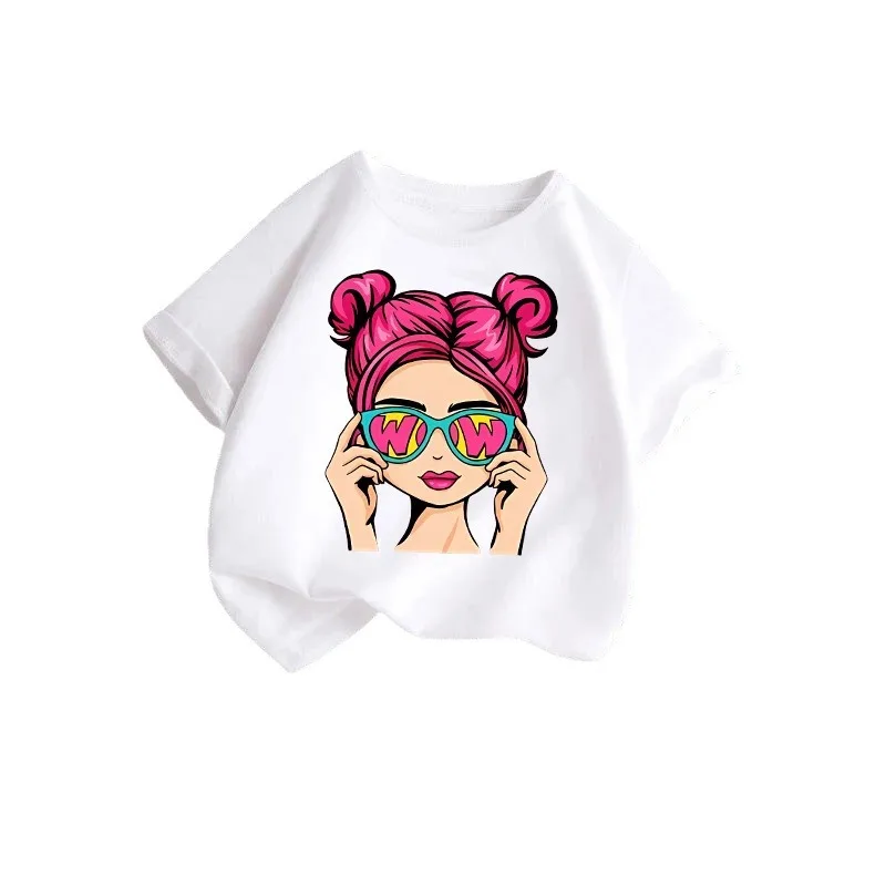 Children's New T-Shirt Summer Children's Short-Sleeved T-Shirt Boys and Girls Casual Tops Boys and Girls Fashion Summer Tide 5