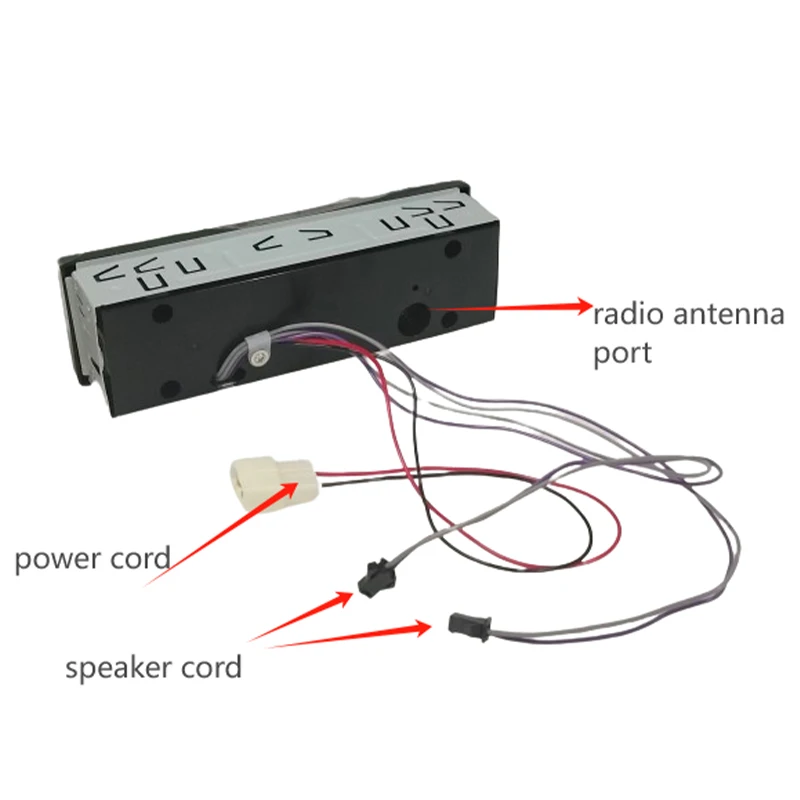 Трехколесный FM-радиоприемник, mp3-плеер, Bluetooth, автомобильный стереоприемник с USB, Bluetooth, дисплей, 24 В, для сельскохозяйственной техники