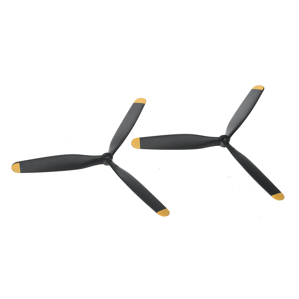 Hélices 3 pales Eachine F4U 500mm - Jeu de 2 Propulseurs RC