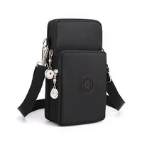 New Women Mobile Phone Bag Nylon Cell Phone Bag Coin Purse Strap Shoulder Bag Small Crossbody Bags for Women Wallet Travel Purse - Image 3