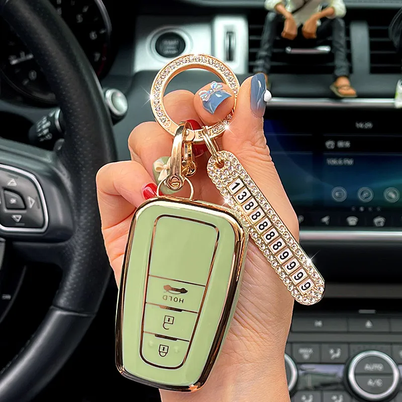 Cover Chiave/telecomando per Toyota Prius Camry Corolla C-HR CHR RAV4 Prado - S2ca346de3e3644f590fc6bffe353c1103