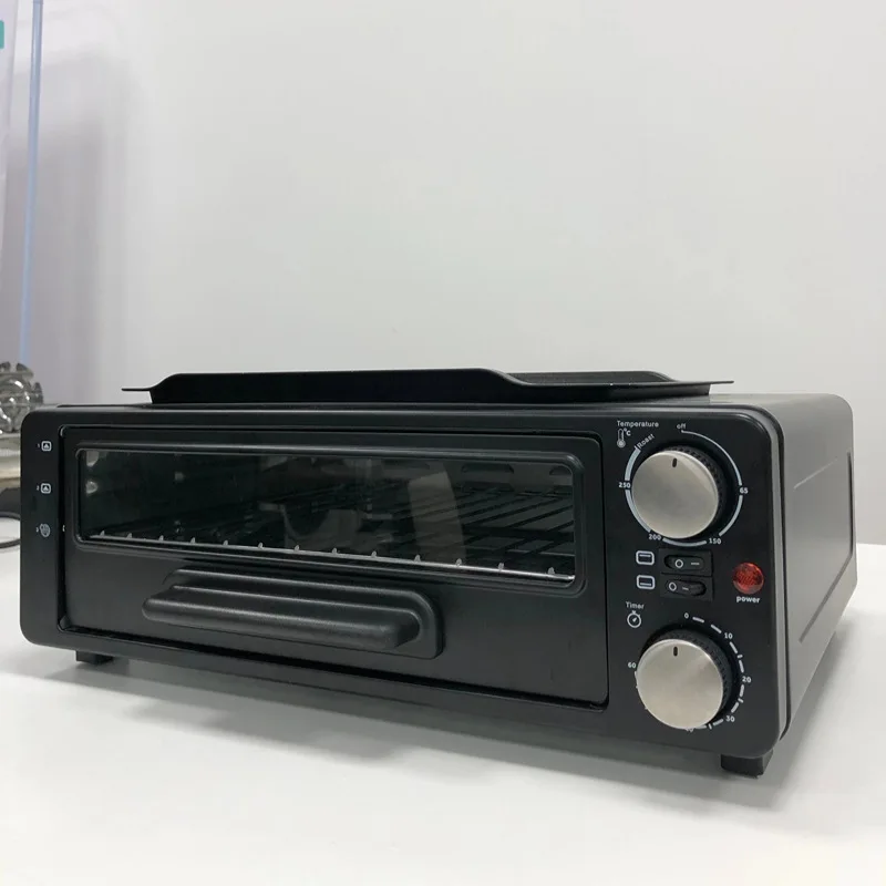 Household 14L electric oven pizza machine multifunctional kitchen electric oven stainless steel outer door
