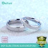 Daifuni 100% Real 925 Sterling Silver Ring Frosted Finger Rings For Woman Men Wedding Band Top Quality Allergy Free Jewelry 1