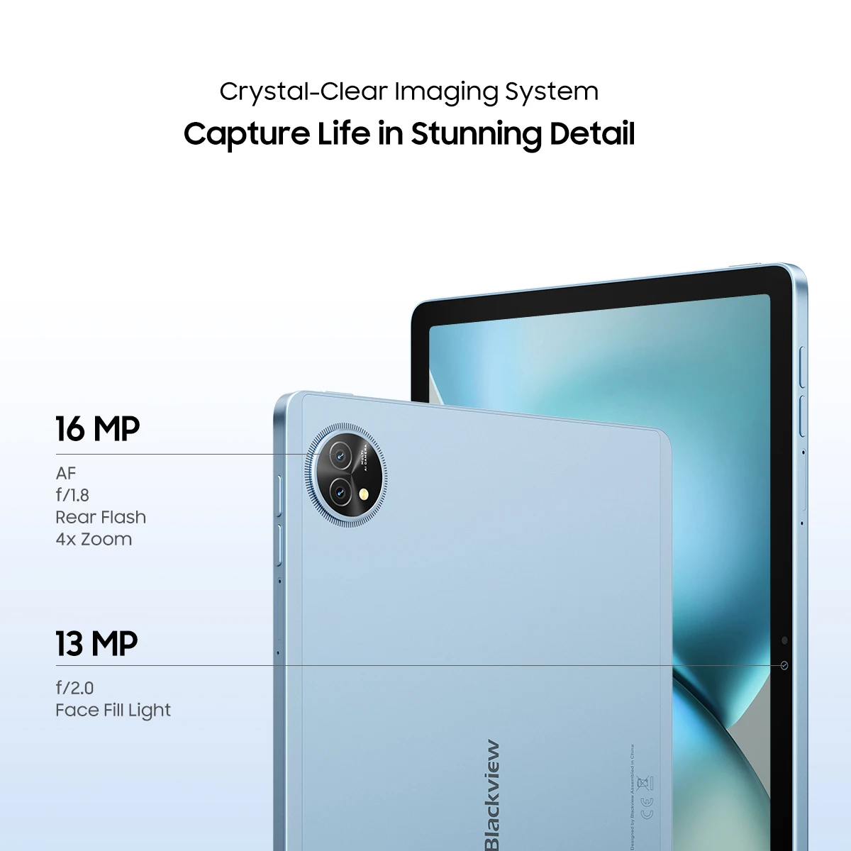 Blackview ZENO 10 5Gタブレット、T8200プロセッサ、11インチFHD+ 90Hz