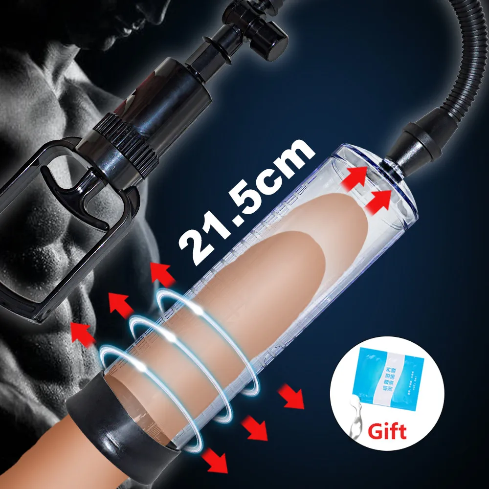 

Penis Pump Vacuum Pump for Penis Enlargement Male Enhancement Erection Dick Cock Pump Masturbator Penis Trainer Adult Sex Toys