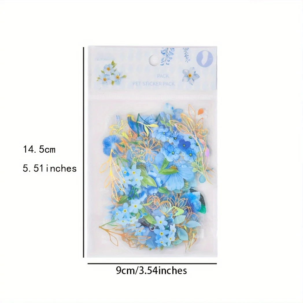 Decorative Stickers 40sheets/pack Vintage Gilding Green Leaf Flower Notebook Scrapbooking Label Diary