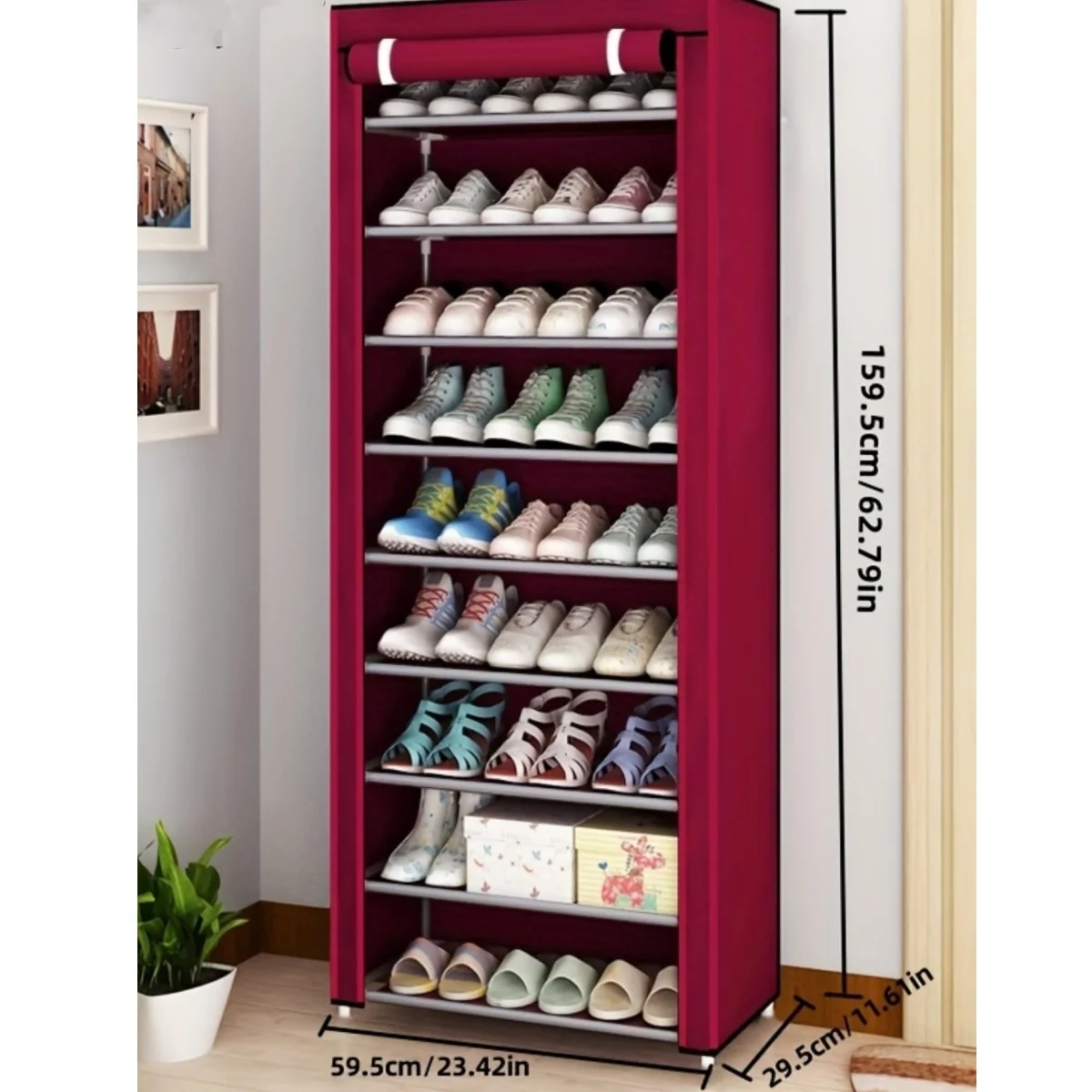 9 Layer Shoe Rack