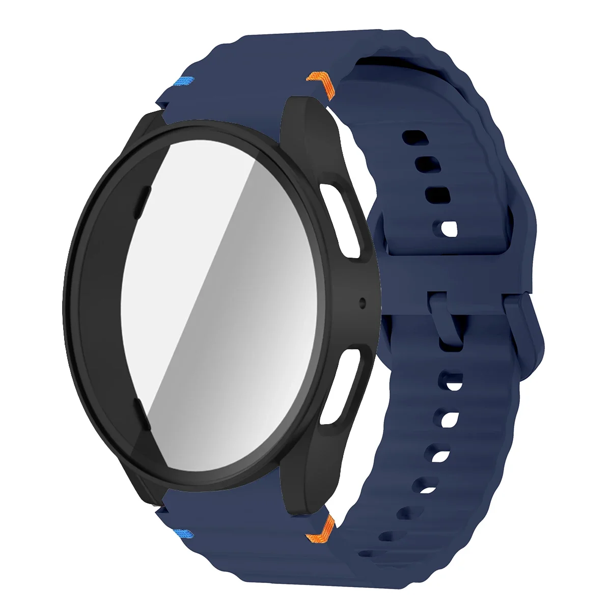 Premium Silicone Strap with Protective Case & Screen Bumper Cover
