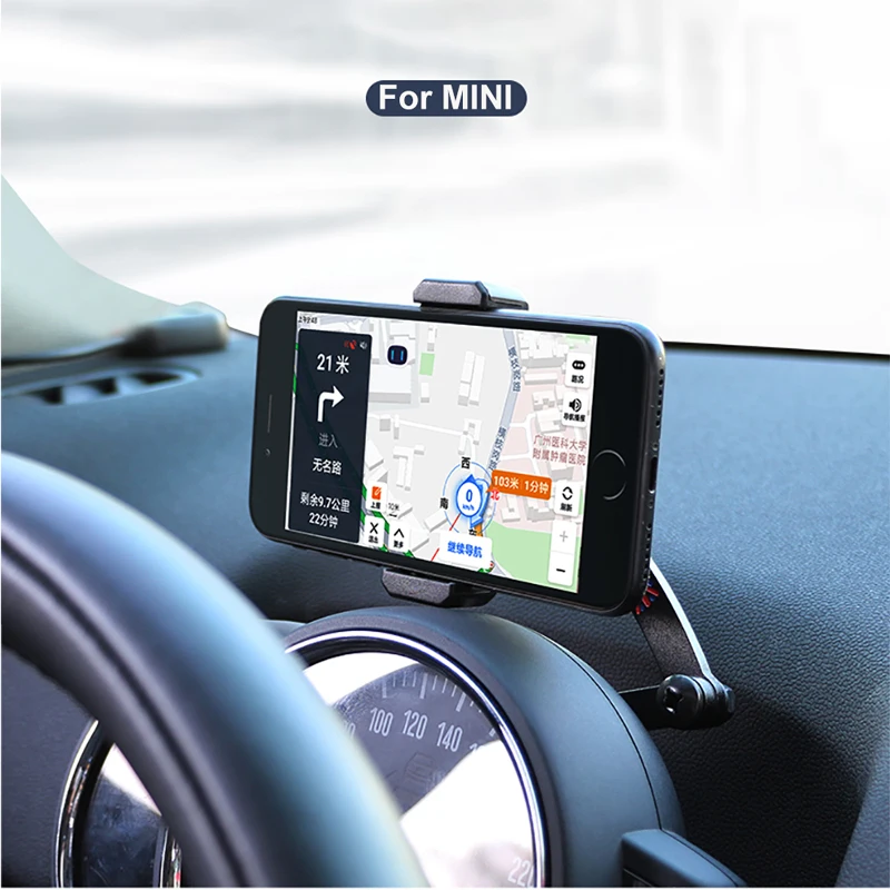 Phone Holder For MINI Cooper R55 R56 R57 R60 R61 F54 F55 F56 F57 F60 R50 R52 R53 08-20 Car Mount Mobile Phone Holder Bracket
