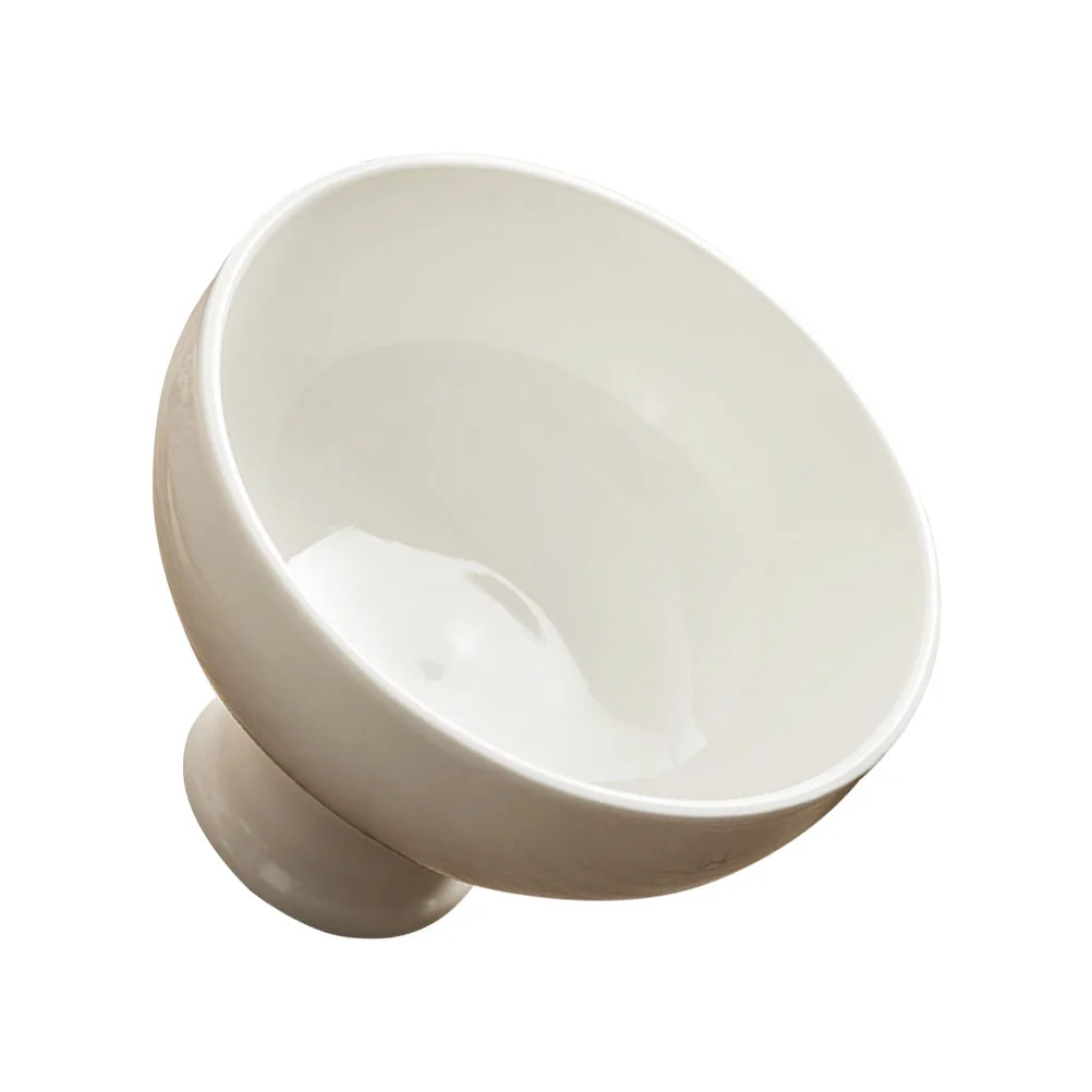 

Footed Bowl Centerpiece Table Ceramic High Dessert Bowl Multi-purpose Food Bowl
