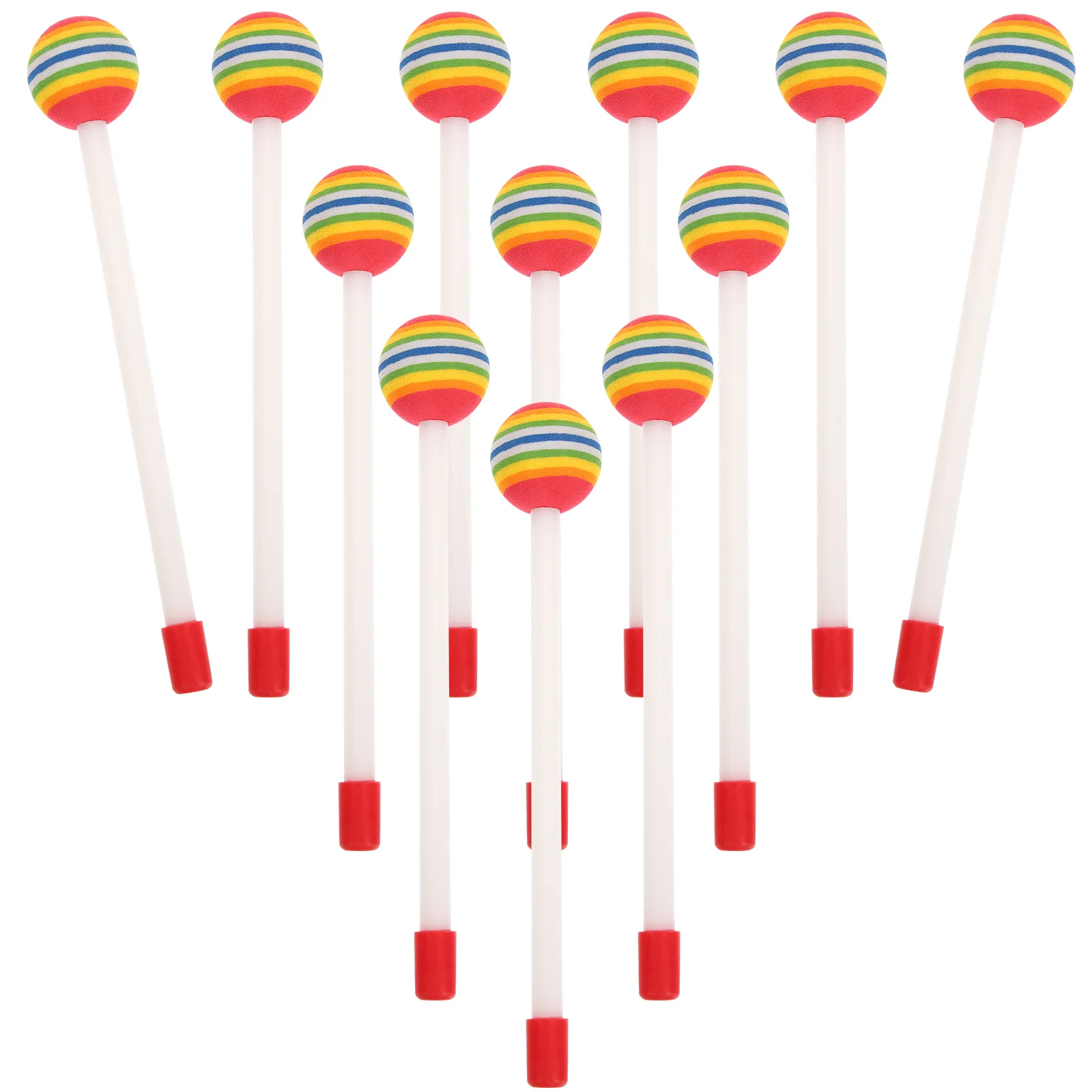 

12 шт. барабанные палочки Lollipop, Детские барабанные палочки для перкуссионных инструментов