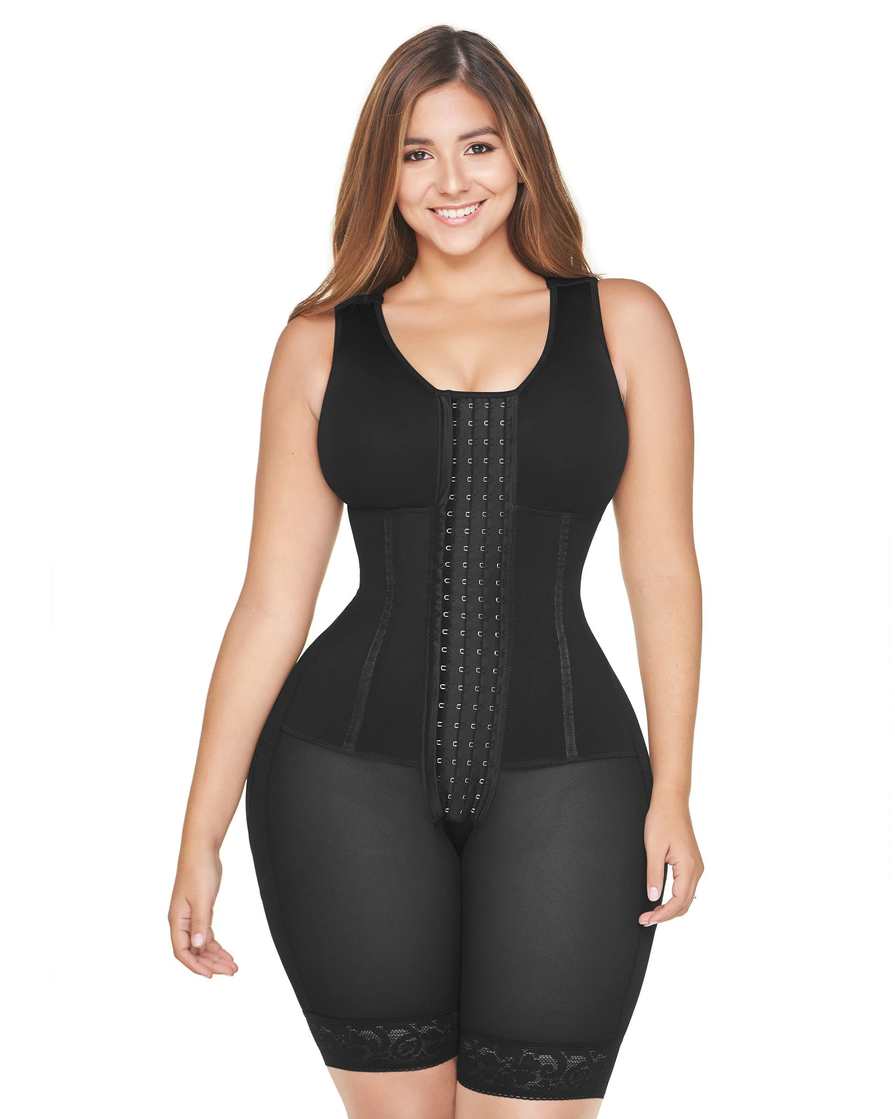 Fajas High Compression Tummy Control Bodysuit for Women Full Body Shaping Undergarment for a Flawless Silhouette Plus Size