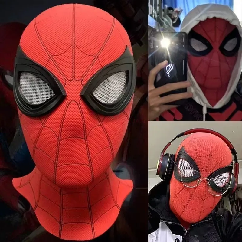 Masque de Cosplay Spiderman en PVC pour Adulte et Enfant, Casque 1:1,  Costume de Smile Man, Équipement de Sauna Noir, Version Furtive, Halloween,  Cadeau - AliExpress