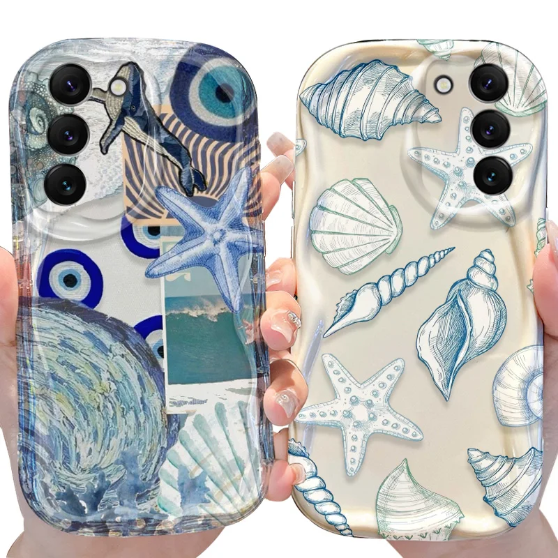 Ocean Elements Series Protective Phone Case Cover