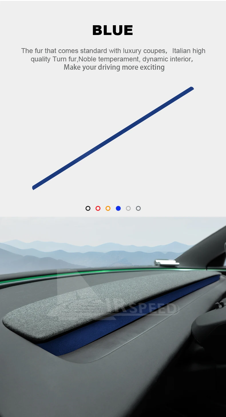 Italienischer Top-Wildleder-Armaturenbrett-Entlüftungsauslass-Rahmen-Zieraufkleber für Tesla Model 3, Highland 2024, Modell Y Juniper 2025, Zubehör – Detail 11