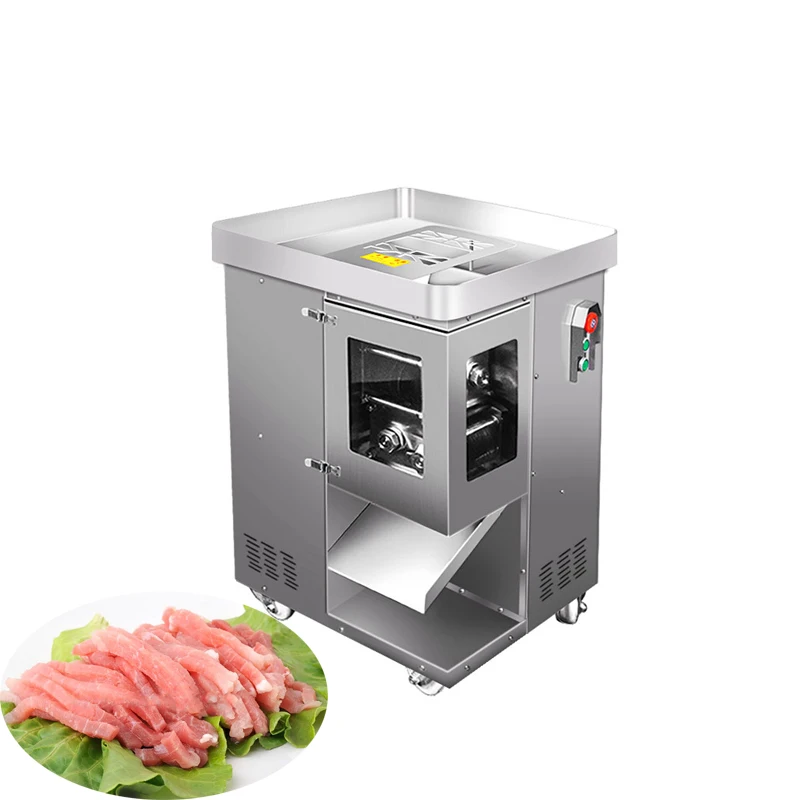 

Full-Automatic Electric Meat Cutter, One Time Shaping and Shredding