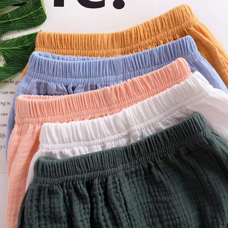 Baby Cotton Bloomers Shorts Summer Plain Cotton Blank Casual For Toddler Kids Children