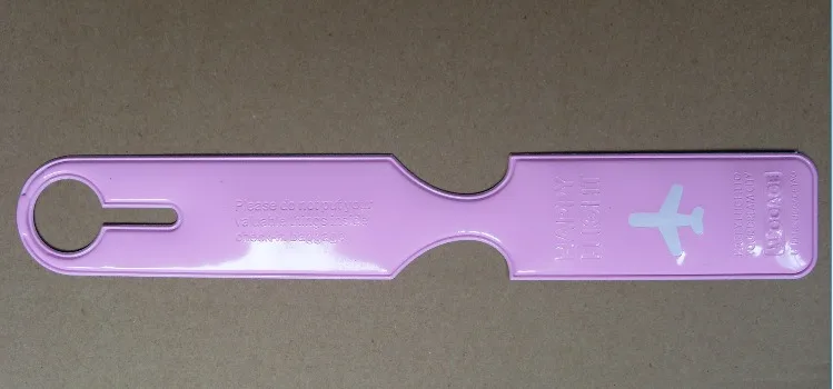 Gepäckanhänger-Abdeckung, Koffer aus PU-Leder, Ausweis-Adress-Clip, Gepäckanhänger, tragbares Etikett – Detail 18