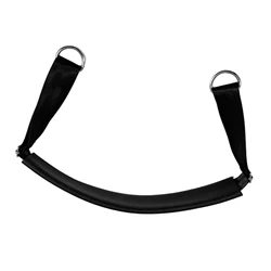 Adjustable Pilates Foot Strap for Home Fitness Workouts - Comfortable Exercise Accessory (Black)