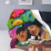 Throw Blanket The Big Comfy Couch Clock Rug Micro Fleece Blanket Four Sizes Fashionable Comfortable For Bedroom Nice Gift 4