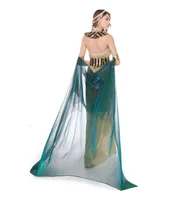 Ancient Egypt Egyptian Pharaoh Costume Egypt Cleopatra Cleopatra Queen Cosplay Halloween Party Couple Party Dress 4