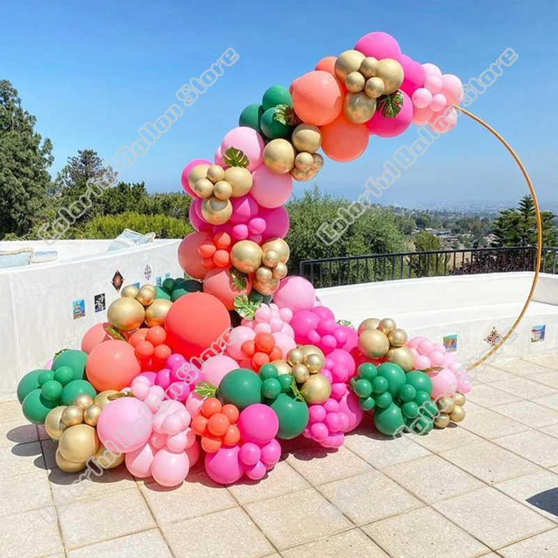 

Birthday Party Wedding Balloons Emerald Green Latex Balloon Arch Kit Red Gold Balloon Garland Baby Shower Celebration Decoration