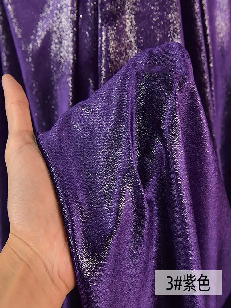 Miglior Design Coreano Leggero Tessuto Solido Tessuto Elastico In Velluto Abito In Velluto Materiale Copridivano - Foto 9