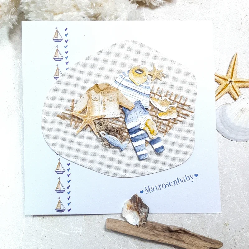 Mmao Craft Metall-Stanzformen, Schneidformen, Babykleidung-Dekoration, Scrapbook-Papier, Bastelmesser, Formklingen, Stanzschablonen, Stanzformen – Detail 3