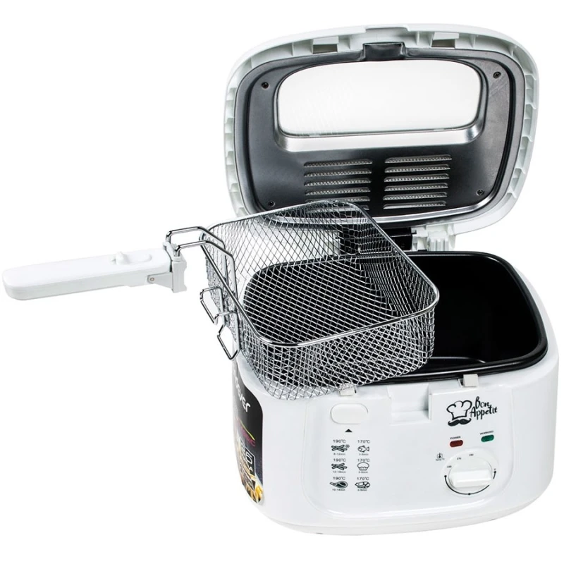 Фритюрница Endever Skyline FR-111 (мощность 1800 Вт, емкость 2,5 л, регулир. темп 150-190 град, корзина с ручкой)