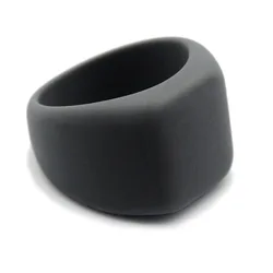 Men's Punk Silicone Signet Ring - Hip Hop Party & Wedding Jewelry - 9 (1)