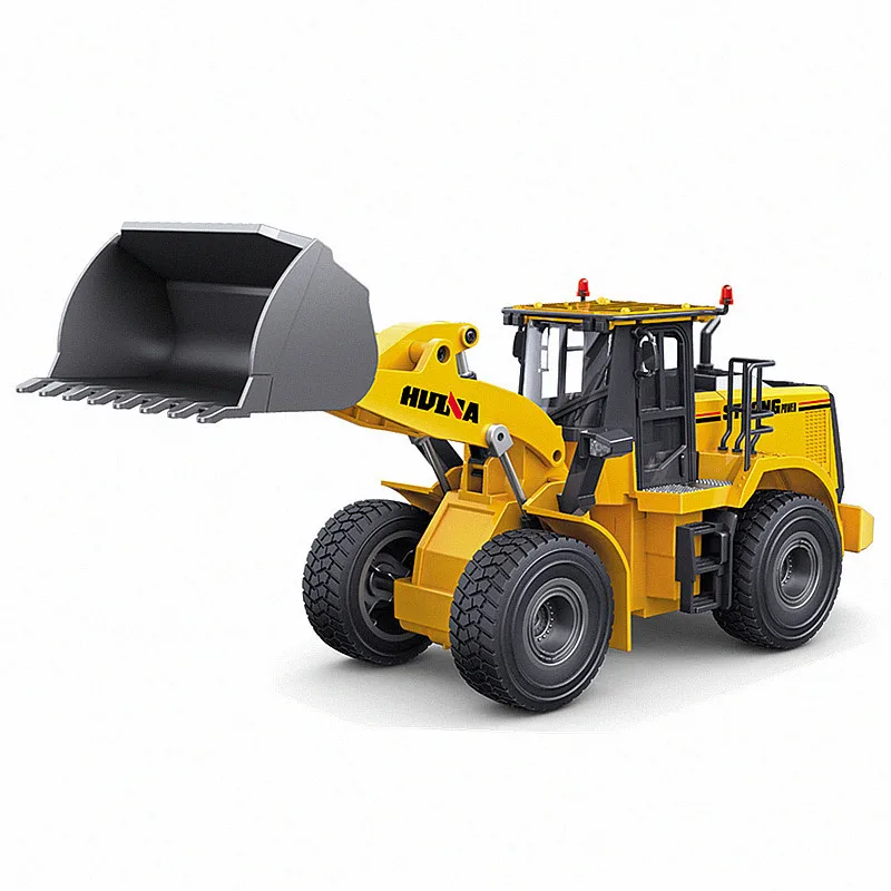 1567 Huina Six-channel Alloy Remote Control Shovel Loader 1:24 Engineering Car Simulation Children's Toy Christmas Birthday Gift 2