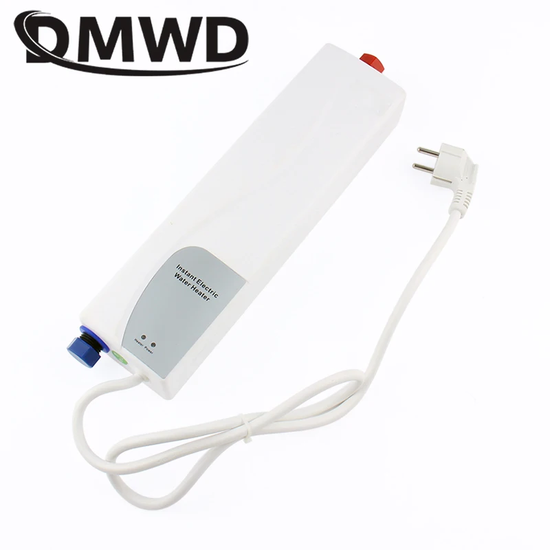 DMWD 3000W Electric Shower kitchen Tankless Water Heater Instant Electric Instantaneous Heating Instant Hot Water Heater gift EU 3