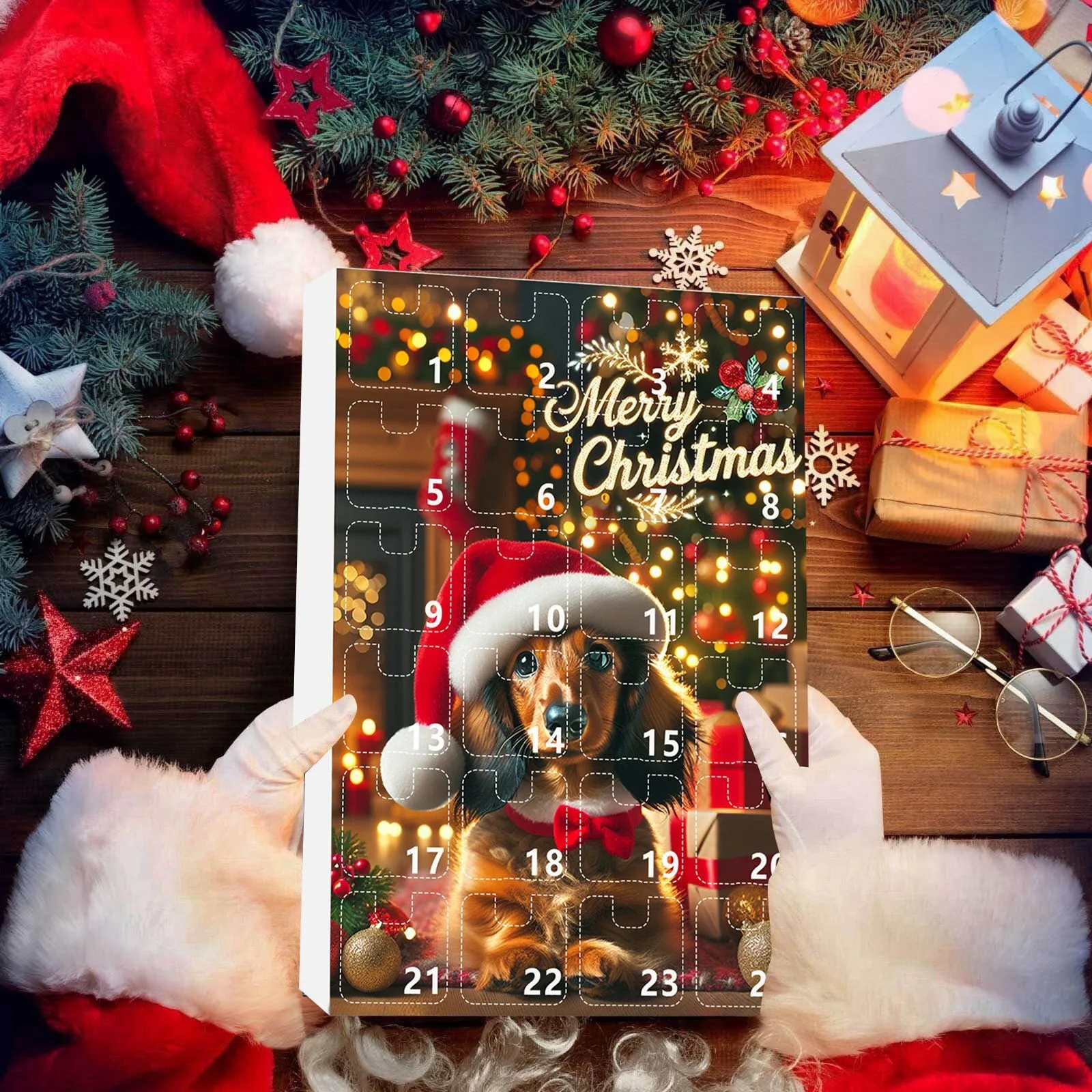 Cachorro Salsicha de Natal: O Adorno Perfeito para uma Ceia de Natal com  Personalidade e Encanto, image size:1600x1600