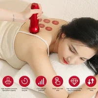 4 Modes Electric Cupping Intelligent Scraping Device Household Wireless Cupping Dredge Meridians Whole Body with 6pcs Jars 1