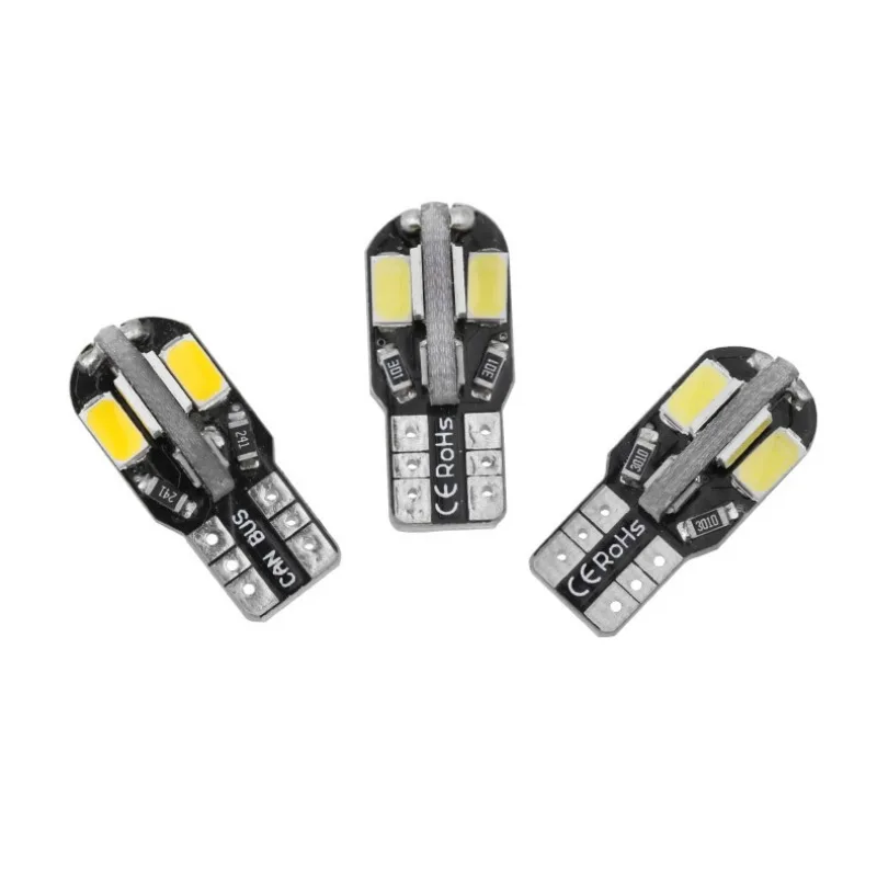 ڵ ׸ , W5W T10 LED 5730, 8SMD Canbus  , 12V 194 168   , , ڵ ȣ , 10 